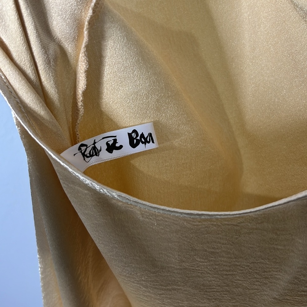 Rat & Boa | The Lumina Maxi Dress In Gold | - Picture 9 of 9